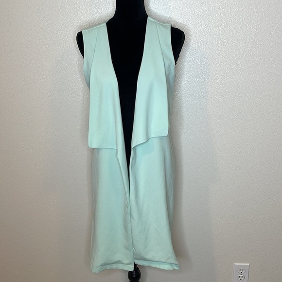 GNW Jackets & Blazers - GNW Open Drape Front Sleeveless Cardigan Coat Small